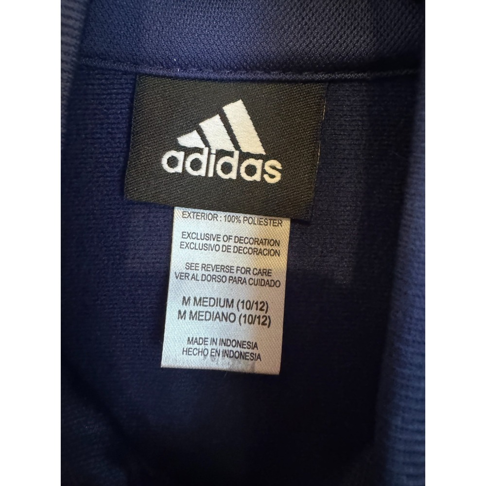 NEW‎ Adidas MLS Chicago Fire Soccer FC Jacket Blue Red White Women's Size Medium - Picture 3 of 9